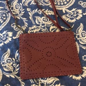 Cleobella Mexican Painted Leather Crossbody